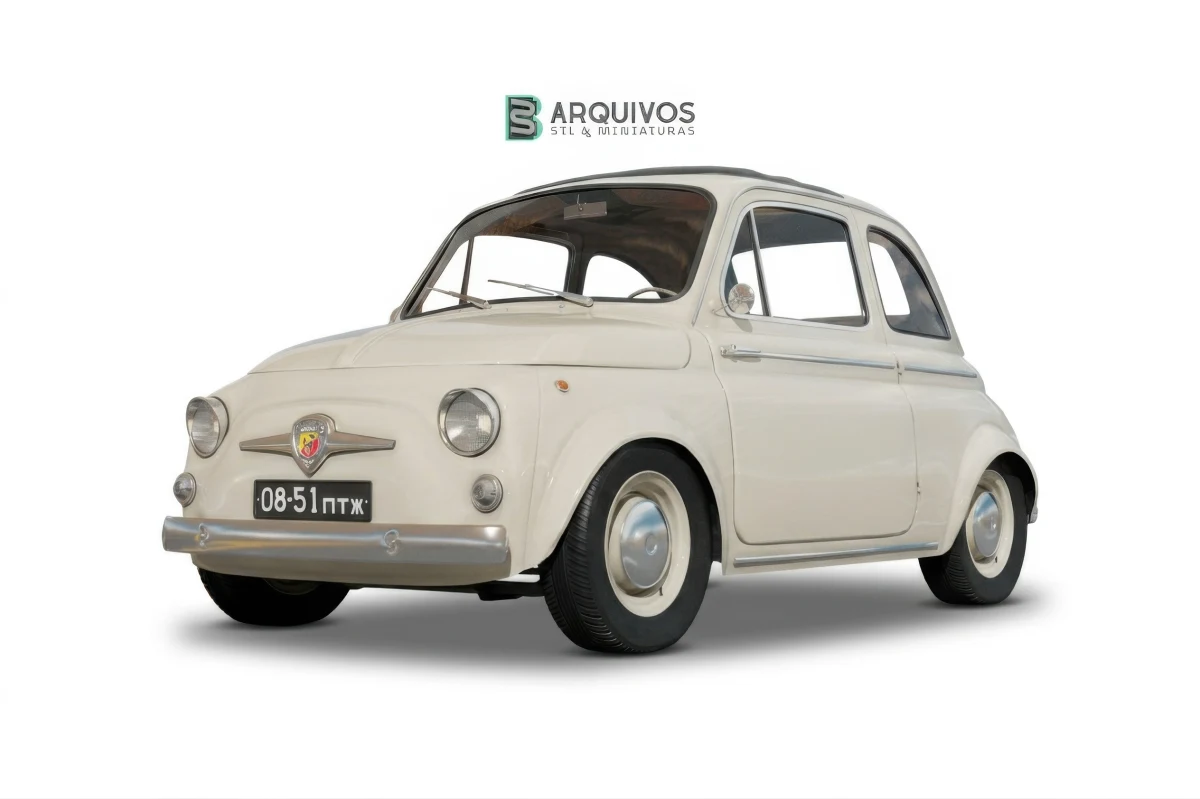 Modelo 3D STL - Fiat abarth 500
